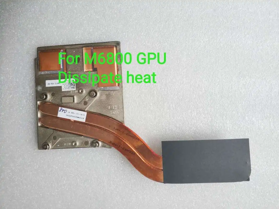 

New Original Laptop/Notebook GPU/Graphics Card Cooling Radiator Heatsink For Dell Precision 6800 M6800 NV 0K6D33 AT0W20020vL