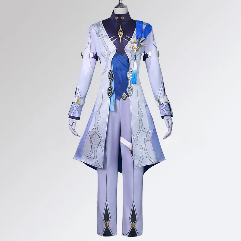 Domingo cosplay traje honkai estrela ferroviário carnaval uniforme peruca anime halloween masculino jogo roupas de alta qualidade roleplay nova chegada