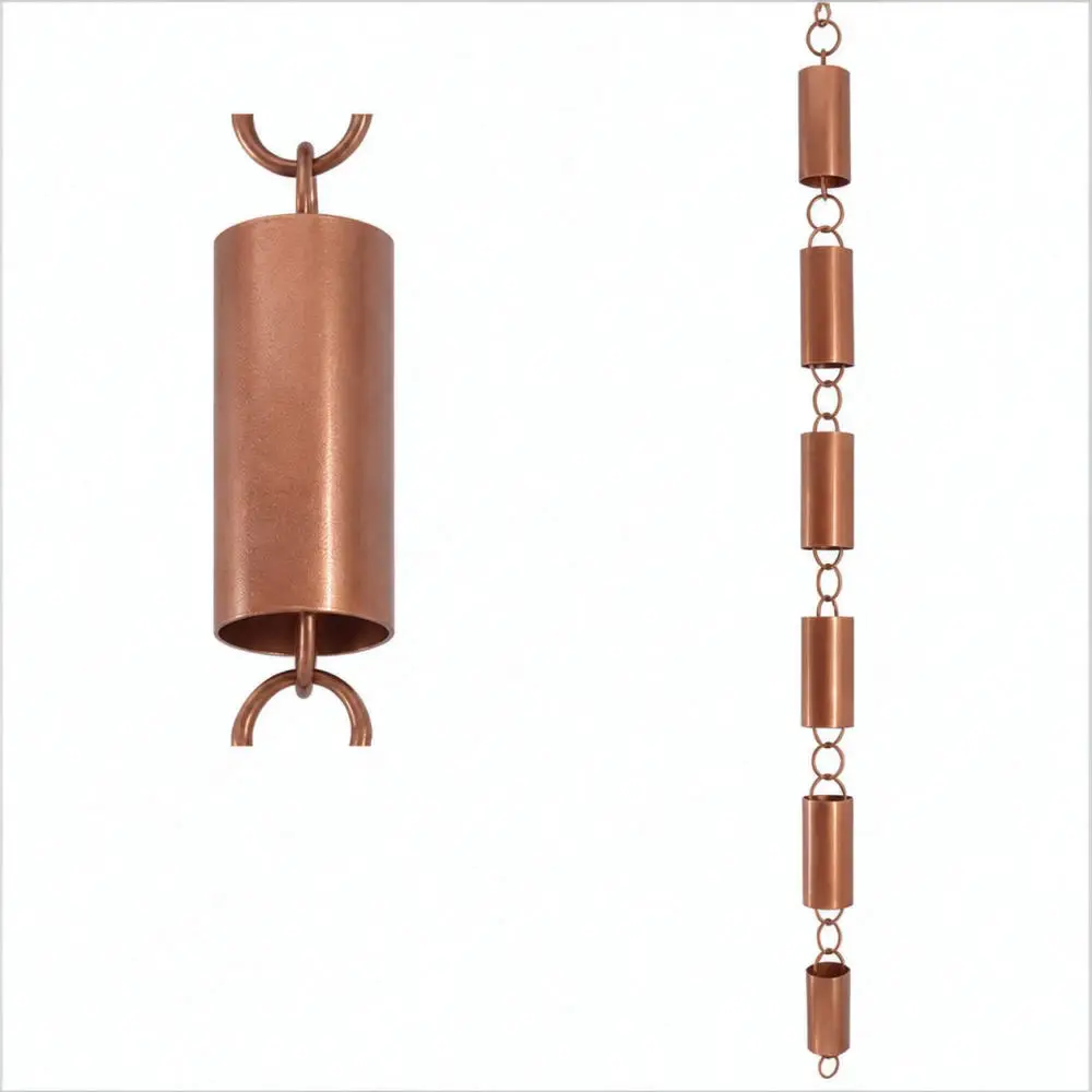 Metal Rain Chain Downspout Extension For Meigu Garden Roof Drainage Aesthetic Gutter Accessory Decorative Outdoor Water Chain