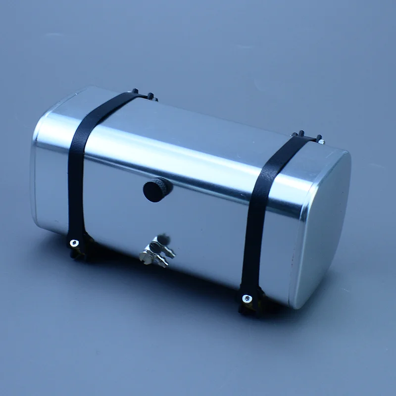 

1:14th Scale Metal Simulation Hydraulic Tank Fuel Tank for Tamiya RC Truck Tipper SCANIA 770S VOLVO FH16 ACTROS BENZ MAN TGX Car