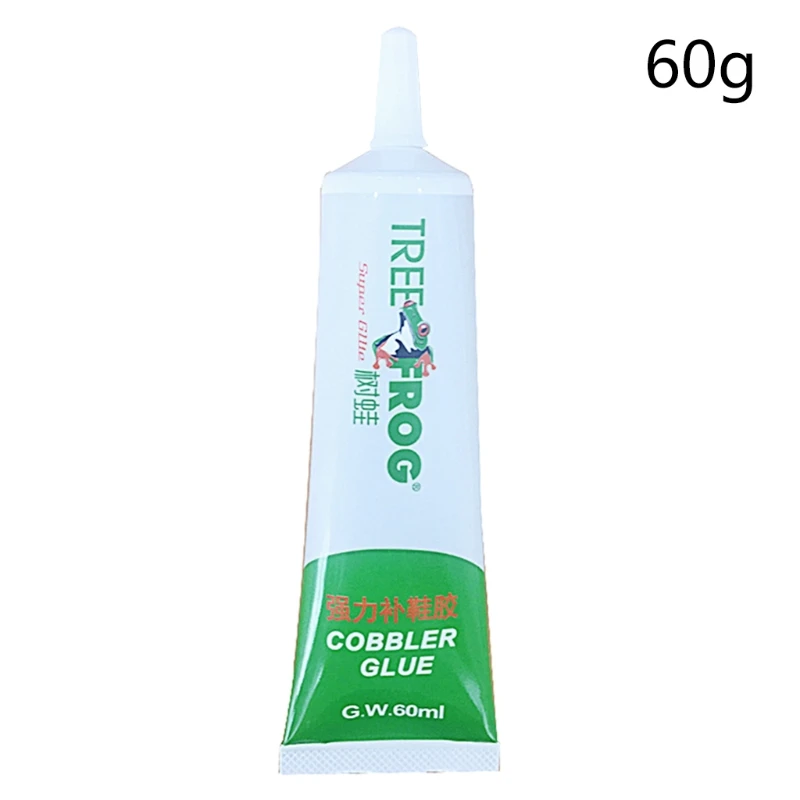 60 ml Superklebstoff-Reparaturkleber für Schuhe, Leder, Gummi, Holz, starke Bindung, Schuhreparatur, Ausbessern, Schuhmacher