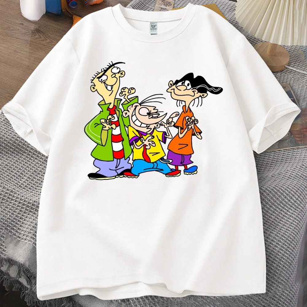 إد ، إد ن إيدي مان تي شيرت إد ، إد ن إيدي تي شيرت مطبوع إد ، إد ن إيدي 90's مضحك تي شيرت الكرتون الشكل الجرافيك تي شيرت #6