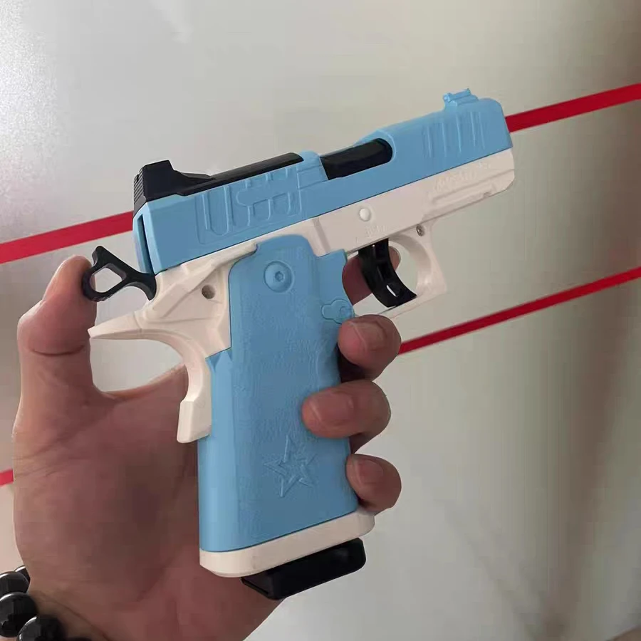 Pistolet jouet à balle molle, coque de lancer de feu continu, lanceur Airsoft, Sports de plein air, jeu CS, arme de tir, cadeau pour enfants