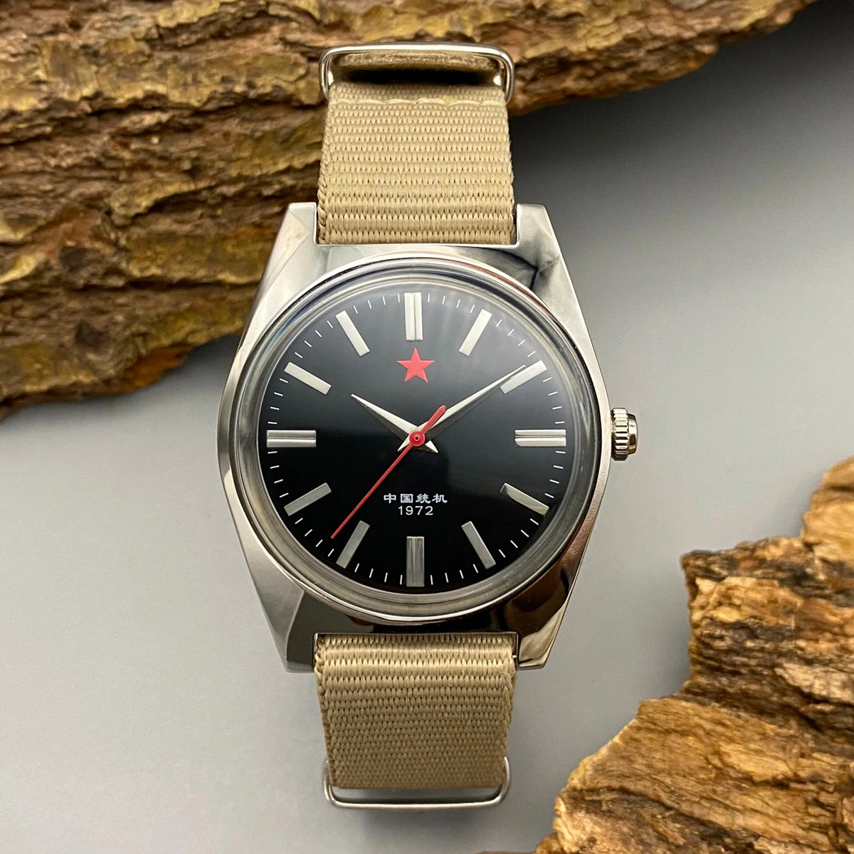 

Men's mechanical watch 36MM watch Stainless steel watch 7120 Manual winding mechanical watch