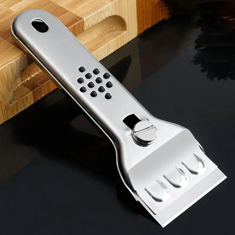 Multifunction Glass Ceramic Hob Scraper Cleaner Remover Spatula Home Tools Squeegee Set Kitchen Stove Cleaning Tools