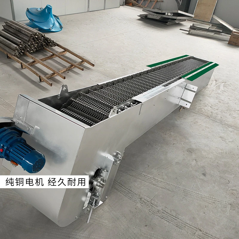 Rotary mechanical  decontamination machine, reverse fishing stainless steel rake tooth rainwater decontamination machine