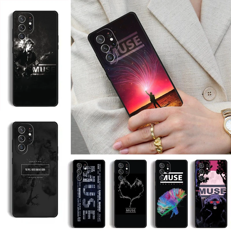 Muse Band Lyrics Music Songs Phone Case for Samsung Galaxy S26 S25 Ultra S24 S23 S22 S21 Plus Note 10 Bumper Cover