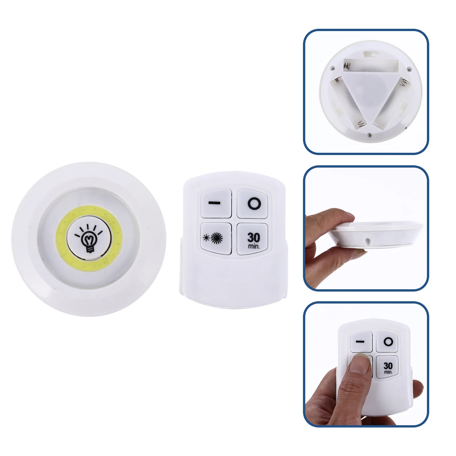 

1Set LED Touch Night Light Wireless Cabinet Patting Lamp Adjustable Brightness Stair Hallway Closet Wardrobe Light