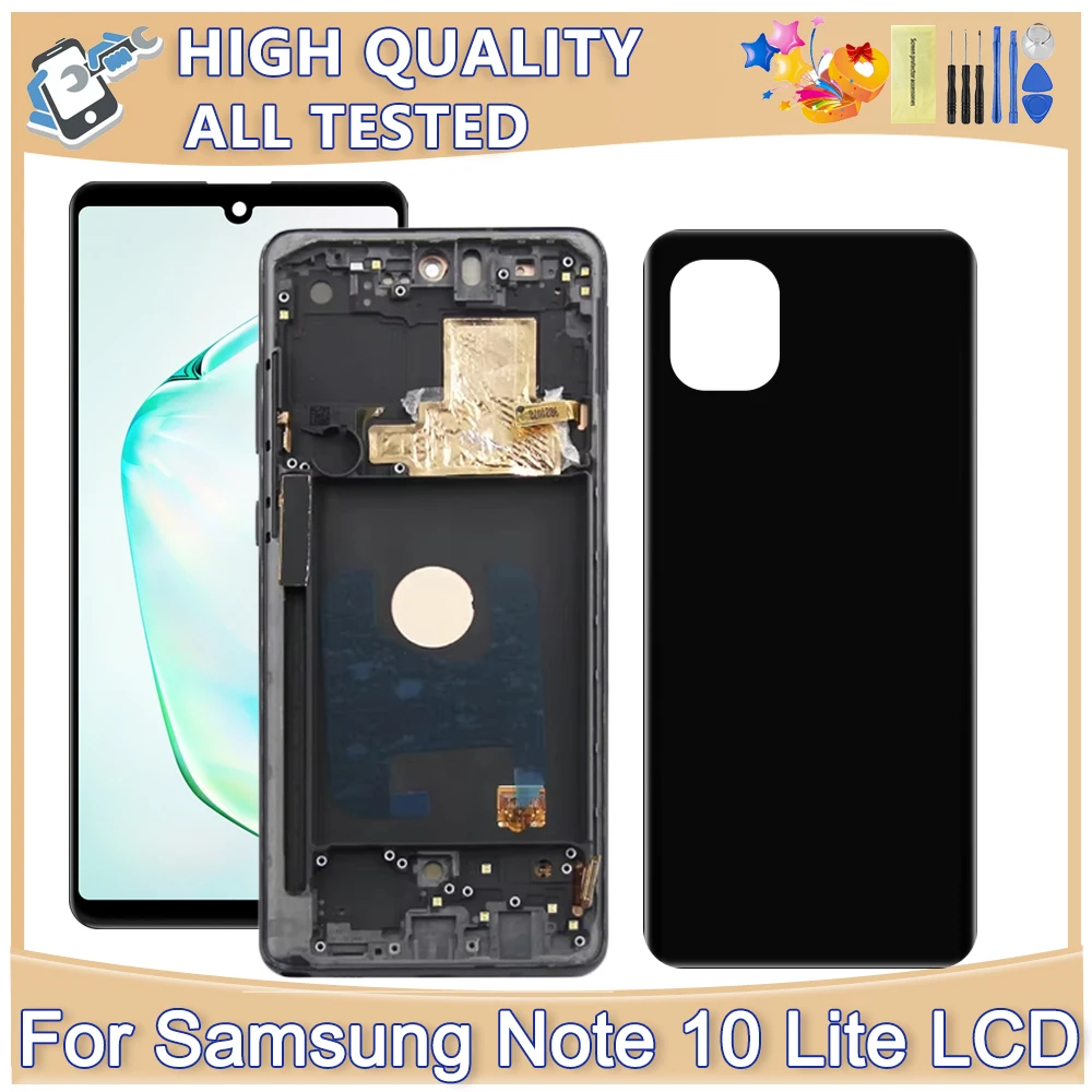 OLED For Samsung Galaxy Note 10 Lite LCD Display Digitizer Touch Screen For Samsung  N770 N770F LCD Screen Replacement