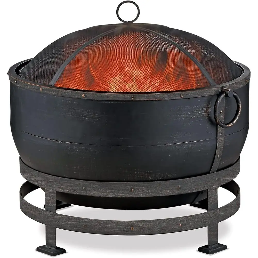 

Уличная печь-костровище в форме чайника для сжигания дров