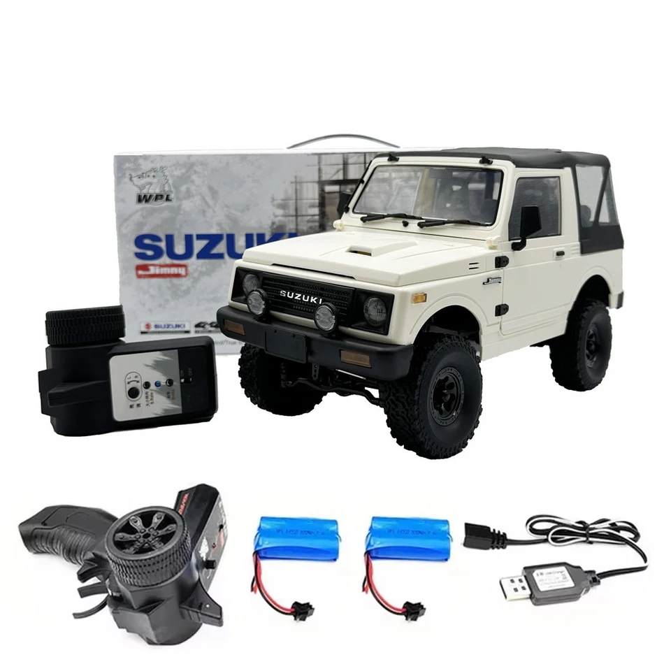 SUZUKI JIMNY (JA11C) 1/10 RC ホワイト 1/10 WPL C74-1 C74 Jimny Warrior JA11 4WD 2.4G RC Crawler Car