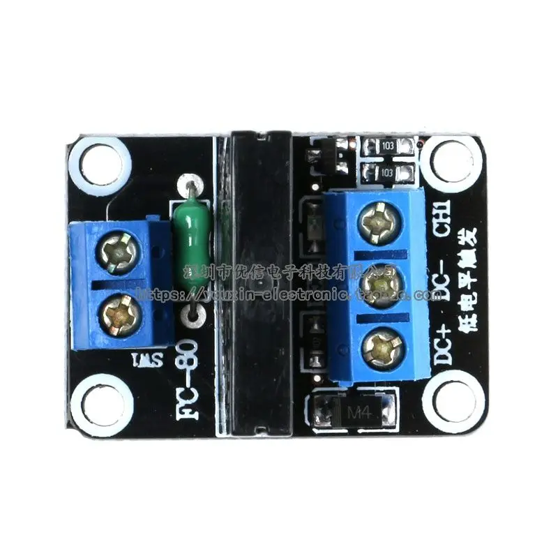 One Channel 5V Low-Level Trigger Solid-State Relay Module 250V/2A - Electronic Project Module