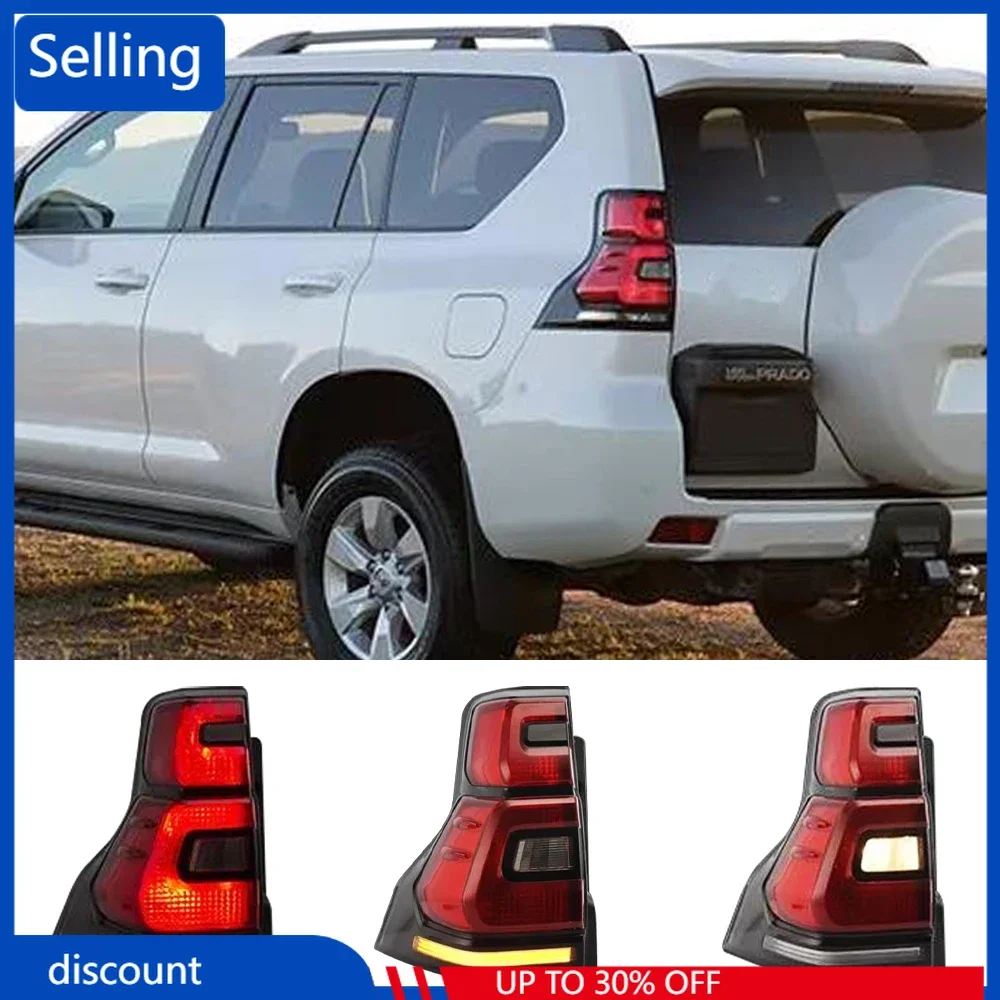 For Toyota Land Cruiser Prado 150 LC150 FJ150 GRJ150 2010 2011 2012 2013 2014 2015 2016 2017 LED Tail Light Rear Lamp