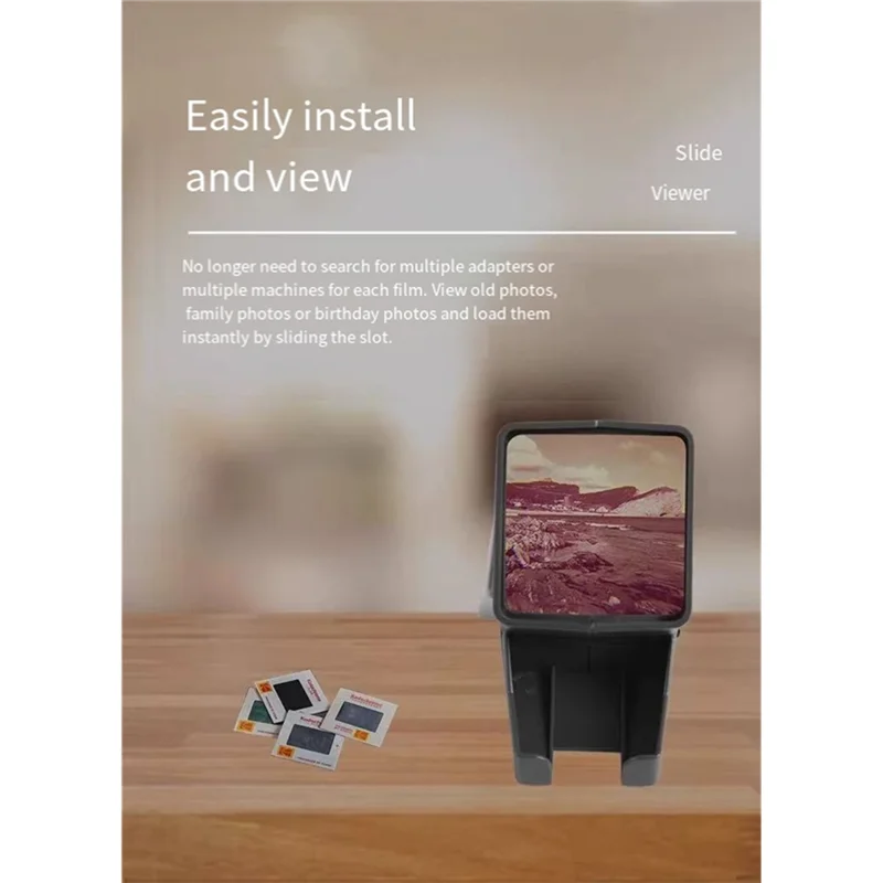 Ffyy-viewer 135 fonte de luz led negativo 3x ampliação alta definição 35mm universal clipe de filme de visualização inteira