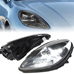 Headlight For Macan 2014-2019 95B Car автомобильные товары LED DRL Hella Xenon Lens Hella Hid H7 Porsche Macan Car Accessories