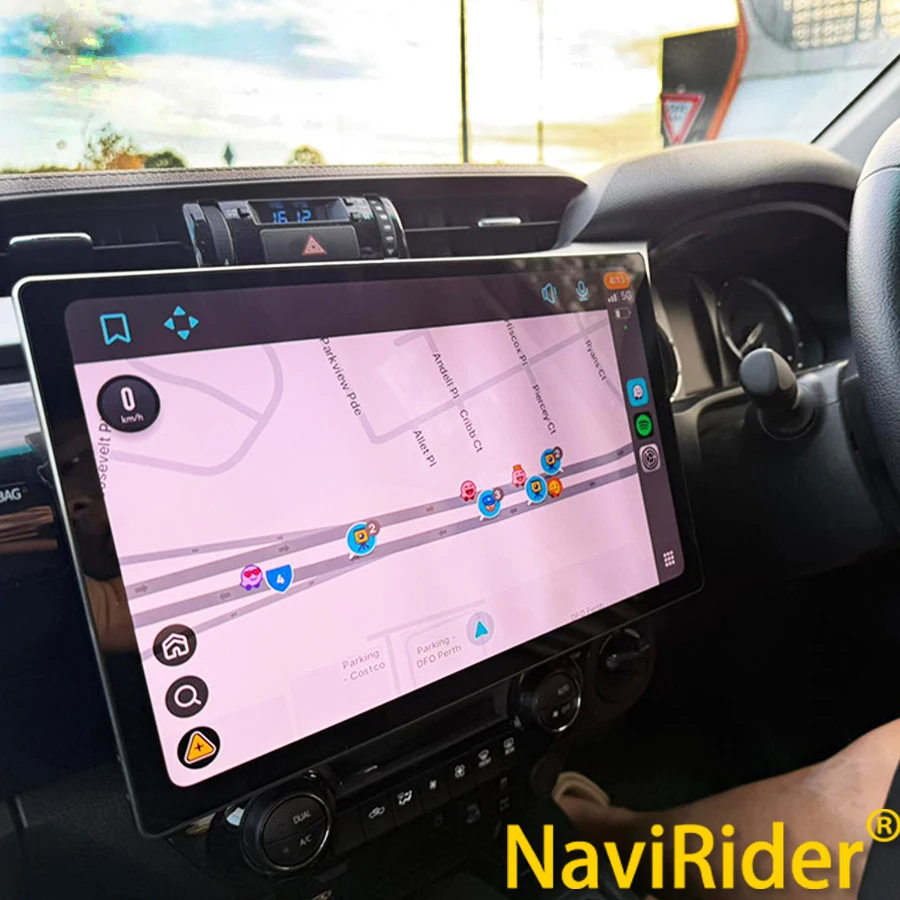 Para Toyota Hilux 2016 2020 pantalla Android Autoradio estéreo Radio de coche reproductor Multimedia navegación Autoradio GPS unidad principal 13,3"