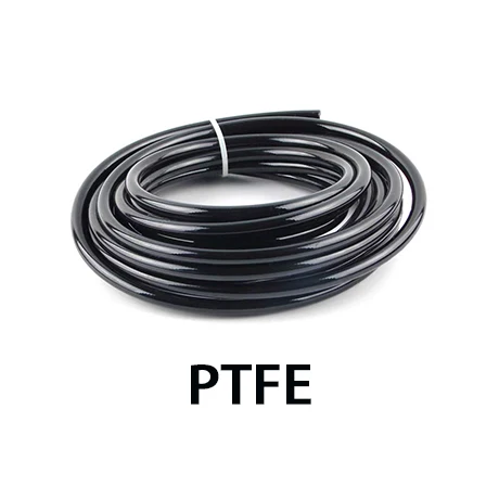 1-10M AN3 Motorcycle Braided Stainless Steel Brake Line Hose Fluid Hydraulic Hose Brake Line Gas Oil Fuel Tube PipeInternal PTFE image 3