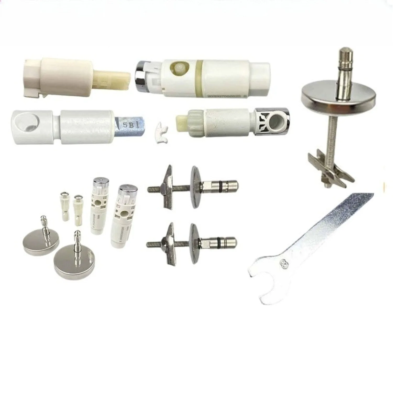 

Toilet Seat Hinge Connection Parts Damper Buffer Shaft Compatible with Villeroy and Boch Fixed Base Adjustable Quick Release