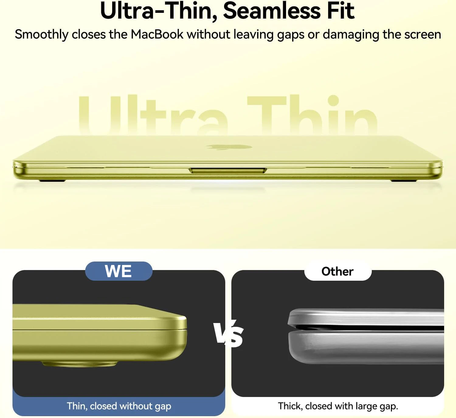 Ochronna twarda obudowa do MacBooka Neo Case 13 cali, model 2026 A3404 z chipem A18 Pro, matowa twarda obudowa do Neo 13 cali — zdjęcie produktu 5