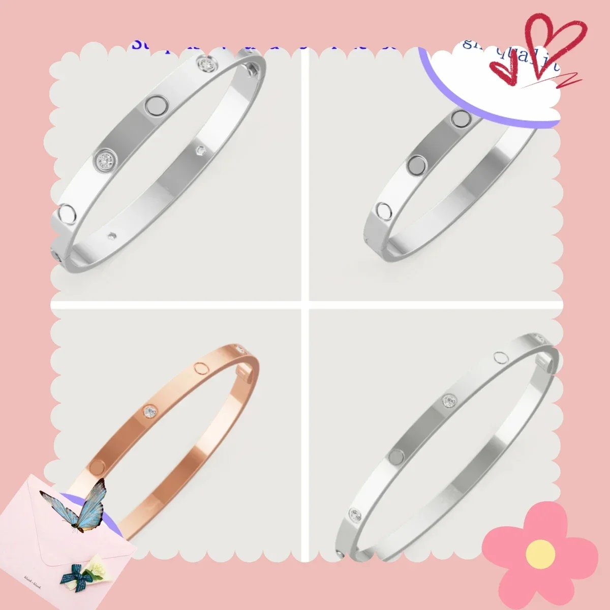 

2025 New 925 silver Classic Bracelet female with Key Carving and Inlaid Bracelet, Anniversary, Birthday get-together Gift