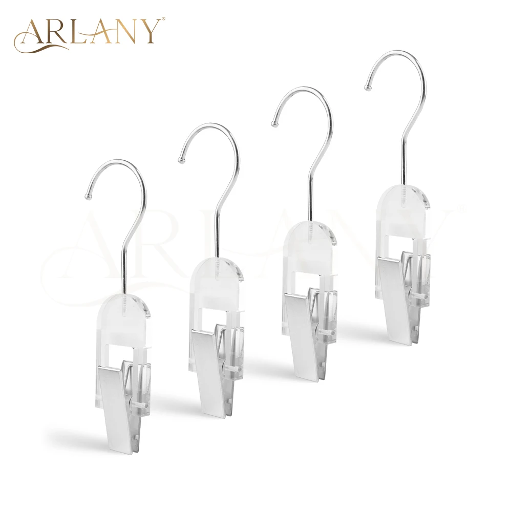 ARLANY 4Pcs Wig Clips for Salon & Home Hair Storage and Organization 2 In 1 Wig Display Stand with Silicone Protection