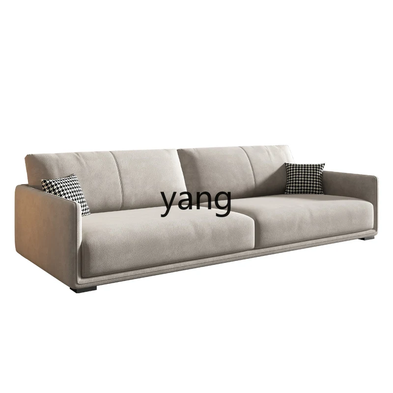 

LMM Italian minimalist skin-friendly waterproof matte cloth living room furniture is simple