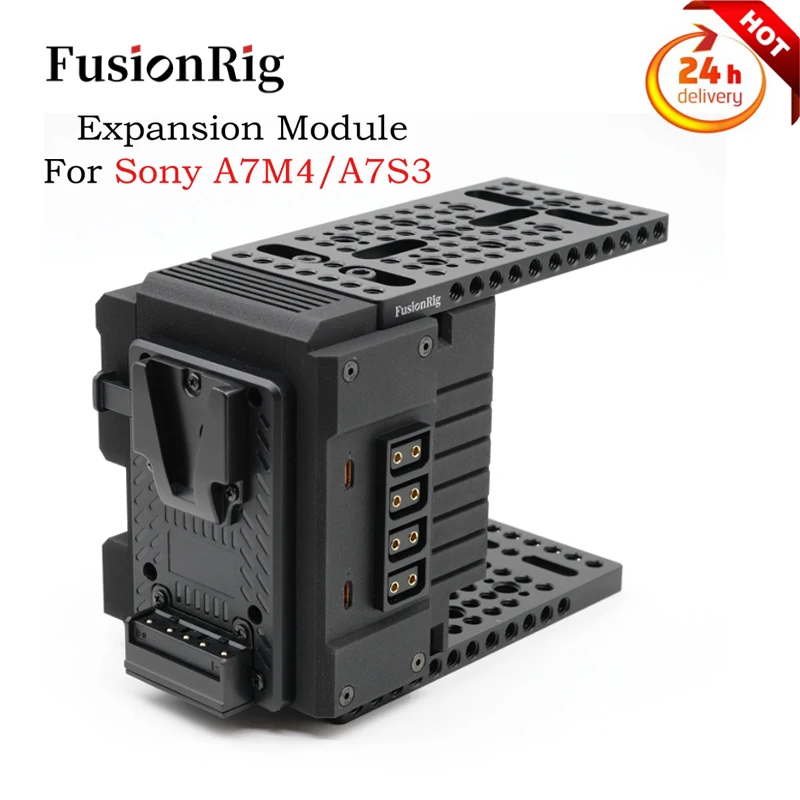 جديد FusionRig لسوني A7M4/A7S3 وحدة توسيع قفص الكاميرا Cineback ، متوافق مع Tilta TA-T30 وSmallRig 3667