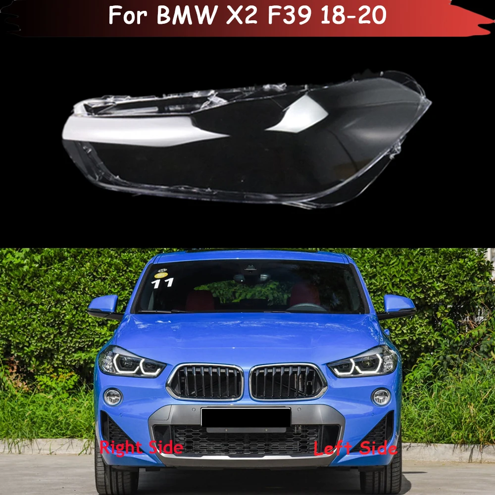 

Car Front Headlight Glass Headlamp Mask Transparent Lampshade Lampcover Lamp Shell Auto Lens Cover For BMW X2 F39 2018 2019 2020