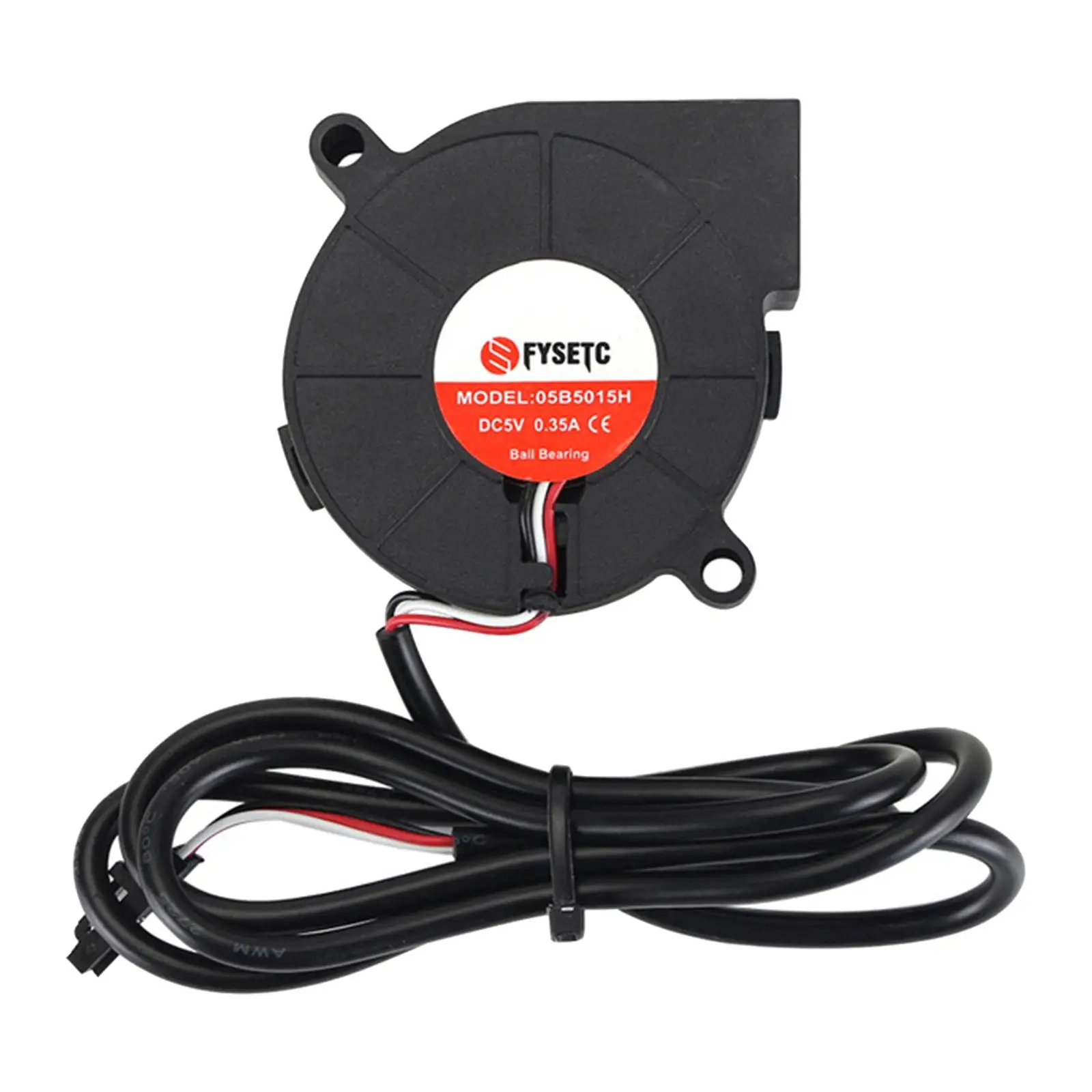 Turbine Blower Fan Replacement Ball Bearing DC Fan for MK3S 5015 DC 5V Black Measurement 2x1.7x0.6inch