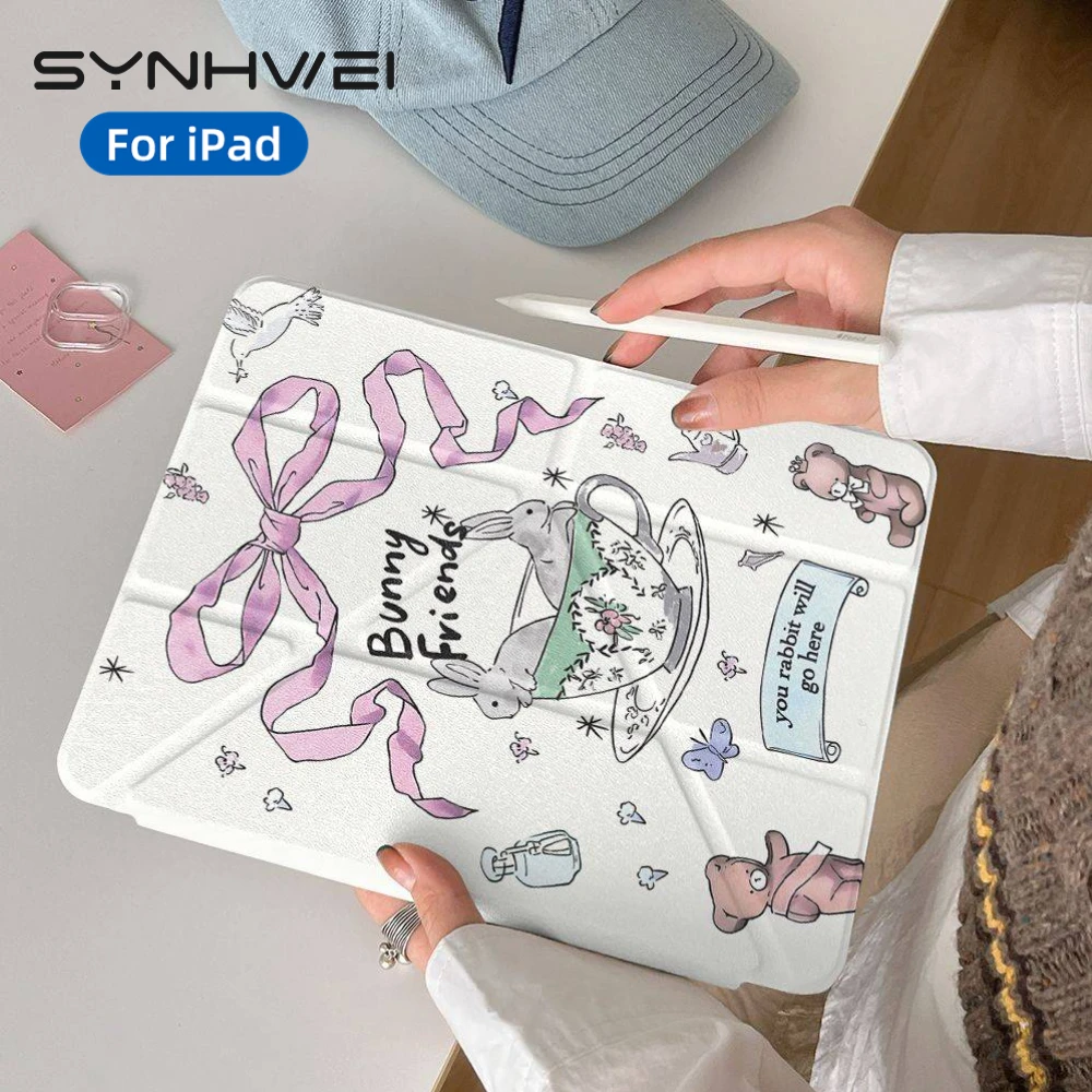 

For iPad 11th a16 case 10th Generation Mini 6 7 Pro 11 M4/M5 iPad Air 11 M2/M3 for Air 5/6/7/8 10.2 9.7 10.9 Shock Pencil Holder