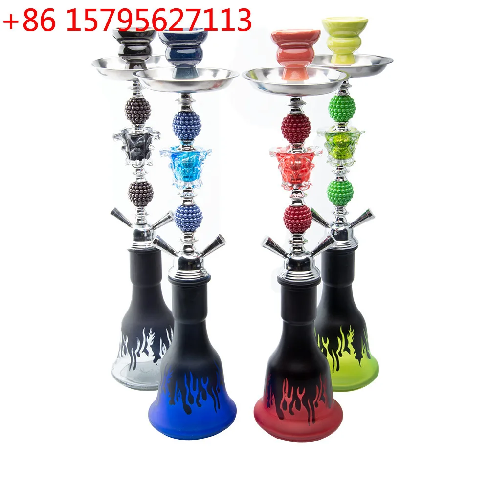 

Medium double-tube four-tube Arabic hookah set, high-grade hookah pipe.