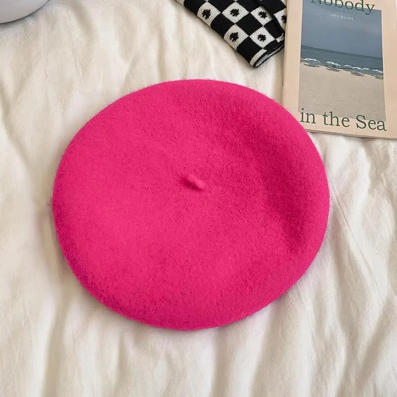 Thumbnail 2 - #79 New Wool Beret Hats Arrivals