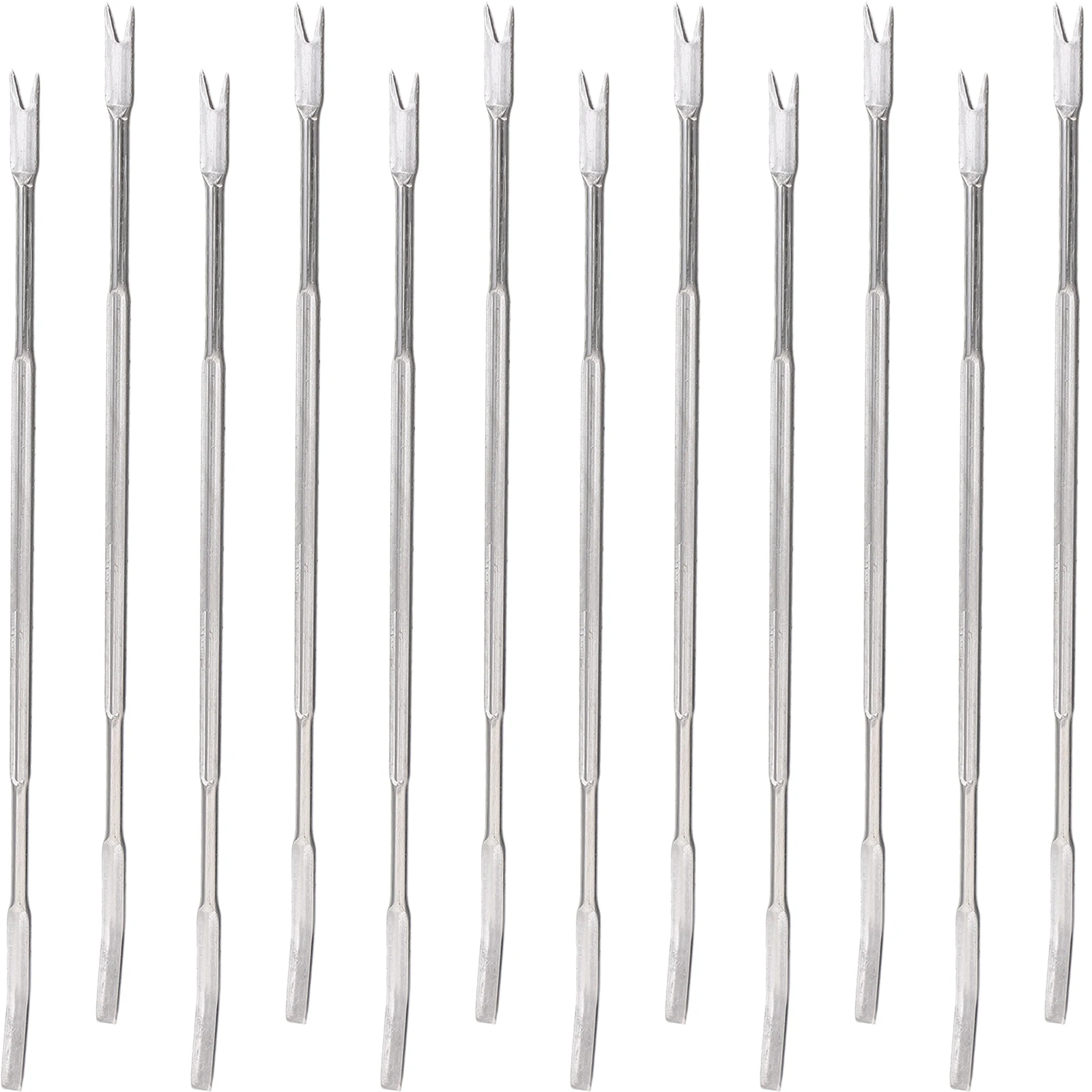 

12Pcs Rust-Proof Stainless Steel Seafood Fork Shellfish Tool Lobster Crab Claw Nut Pick Seafood Tool Crab Fork
