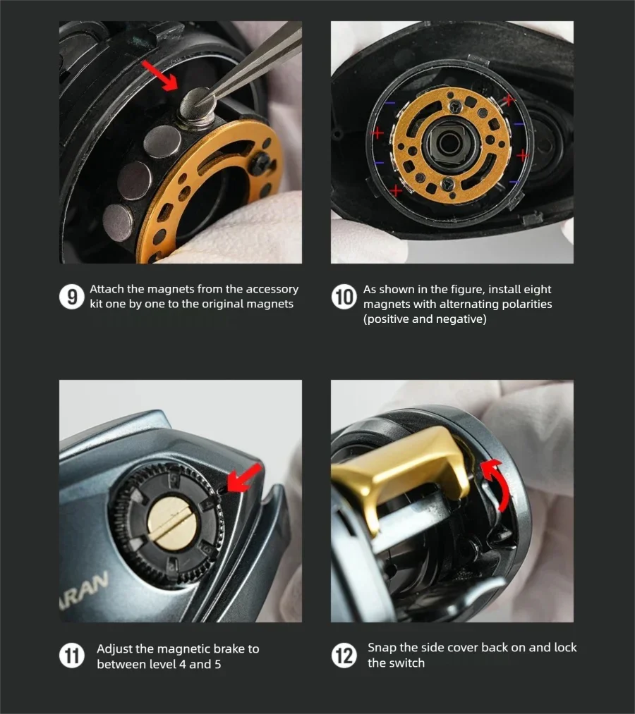 PYL PS29-AD leichte modifizierte Spule exklusiv für Shimano 22 Aldebaran BFS – Detail 10