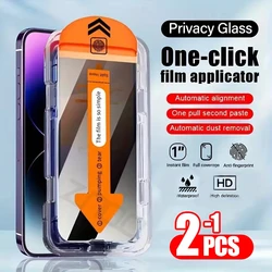 1-2Pcs Coating Install Box Privacy Screen Protector For Xiaomi Redmi Note 14 13 12 11 10 Pro 15C 14C 10C 12C 13C 9S 10S 11S 12S