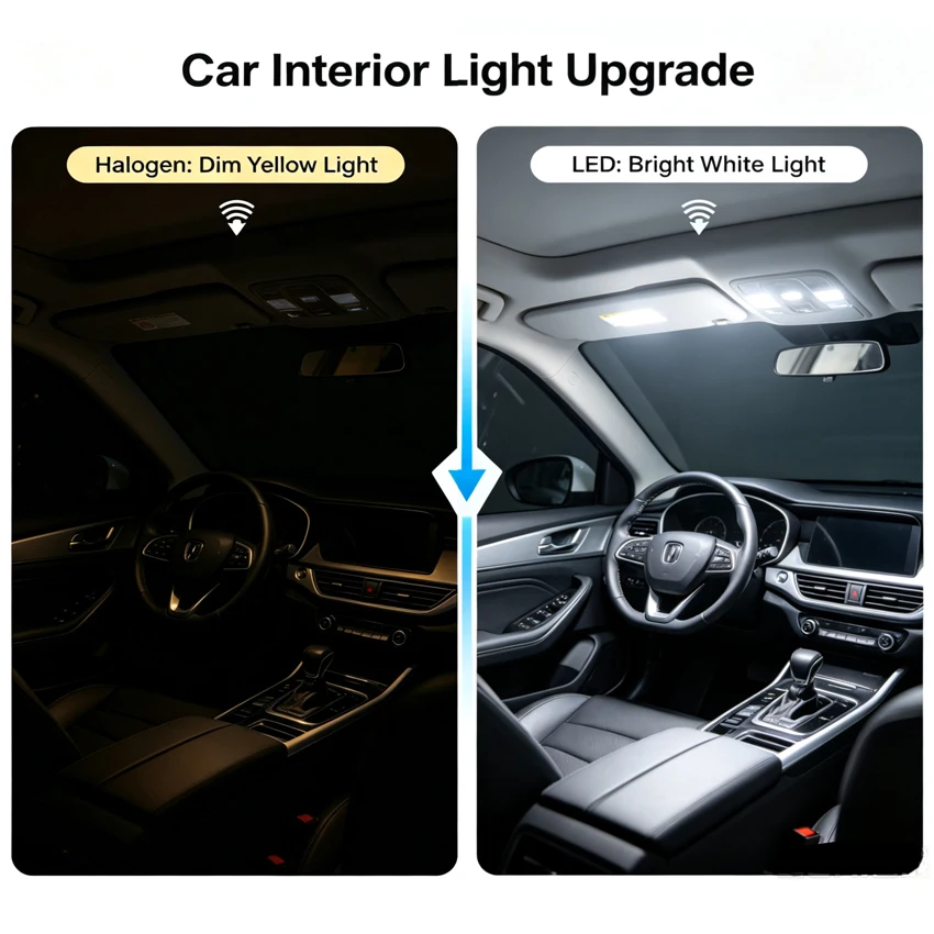 15Pcs For BMW X5 E53 2000 2001 2002 2003 2004 2005 2006 LED Interior Light Bulb Kit Trunk License Plate Lamp Car Accessories view 3