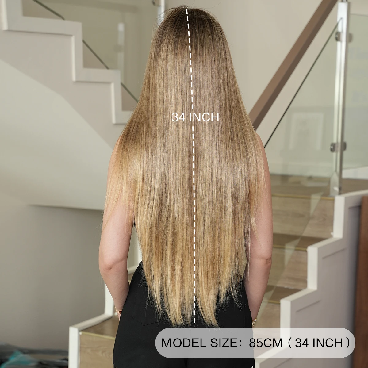 Synthetic Blonde Wig High Density for Women