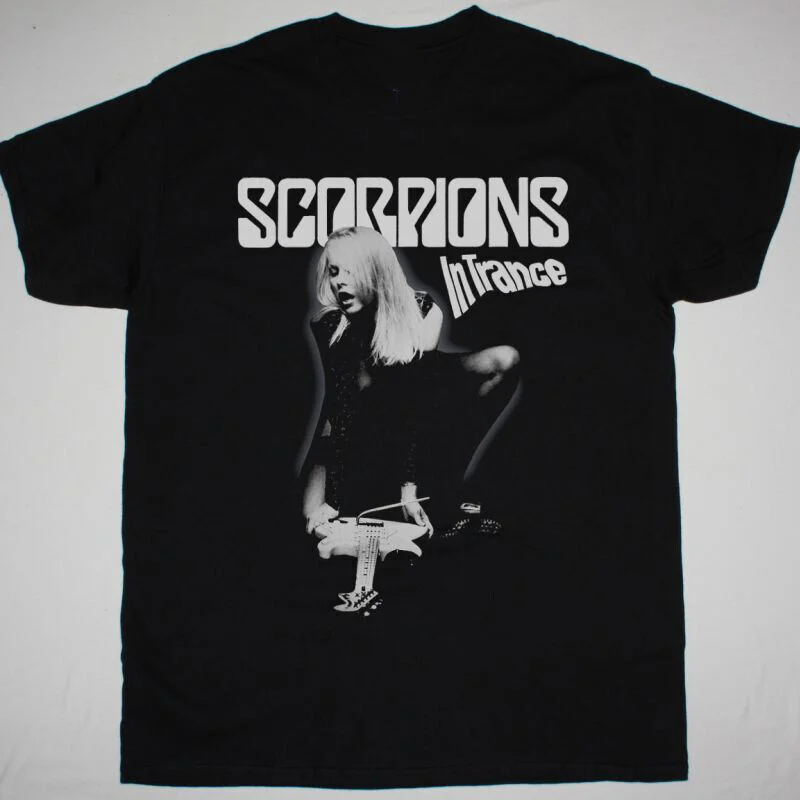 SCORPIONS IN TRANCE SHIRT Short Sleeve Black All size Gift Shirt NL2722