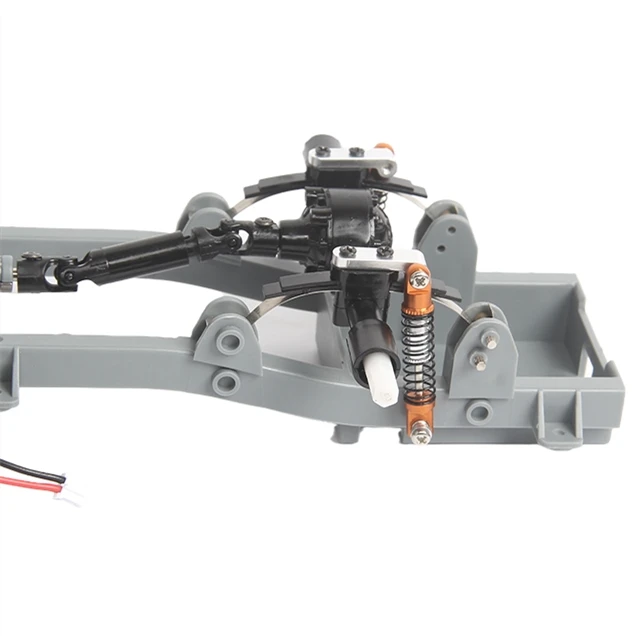 A48U D12 Metal Rear Shock Absorber Damper Mount Fixed Seat Accessories for WPL D12 RC Truck Car Upgrades Parts