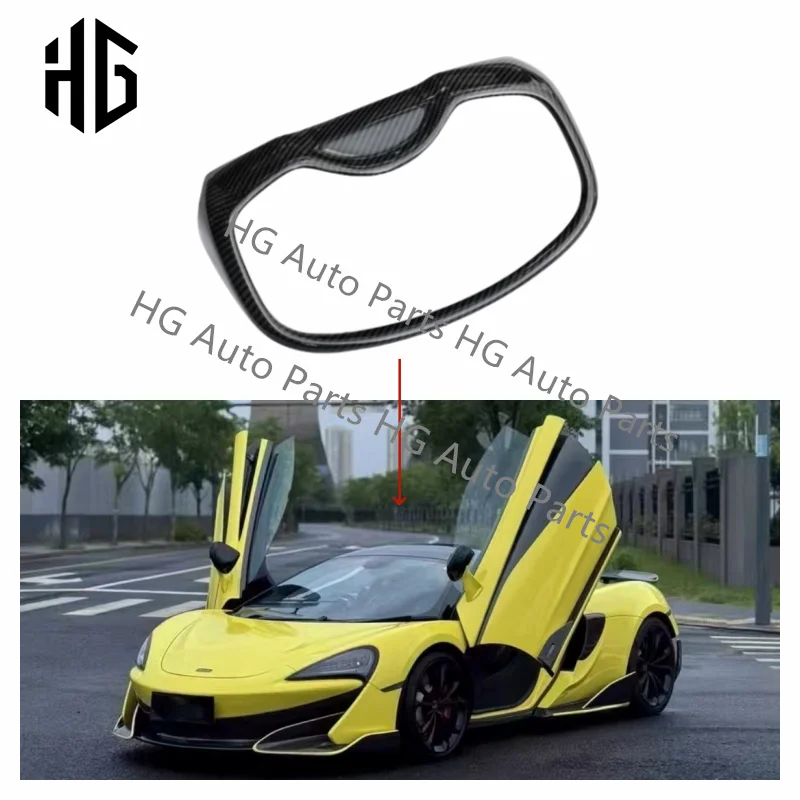 

Oem style dry carbon fiber dash board cover for Mclaren 540 570s auto accessories dashboard interior steering wheel trim parts