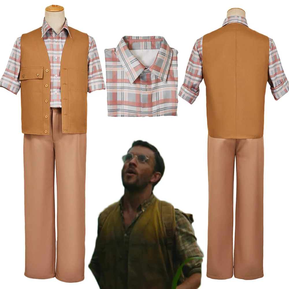 

Disguise World Rebirth Dr. Henry Loomis Cosplay Cloth 2025 Movie Jurassic Costume Adult Men Roleplay Fancy Dress Up Party Outfit