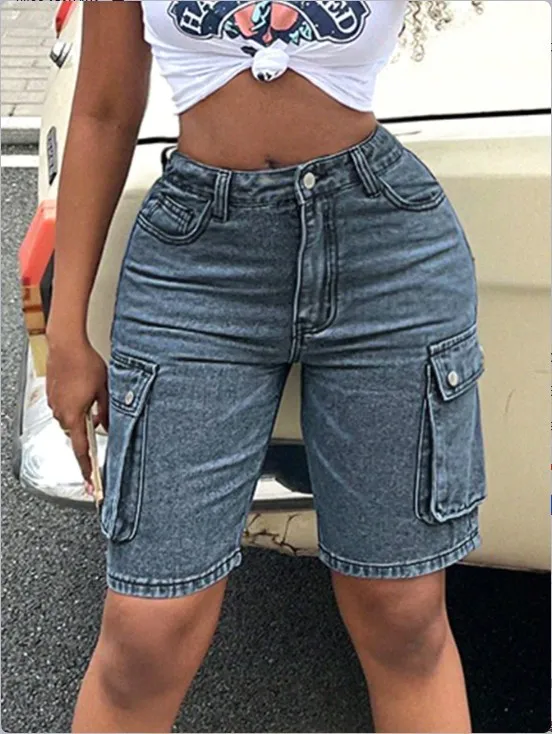 الربيع والصيف بلون خمر منخفضة الخصر سليم صالح مستقيم الساق خمسة أرباع الجينز للنساء العصرية شارع العليا الجينز