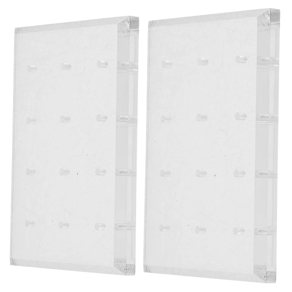

2Pcs Nail Drill Bits Base Durable Acrylic Holder 12 Holes Storage Stand Display Organizer for Nail Art Practice