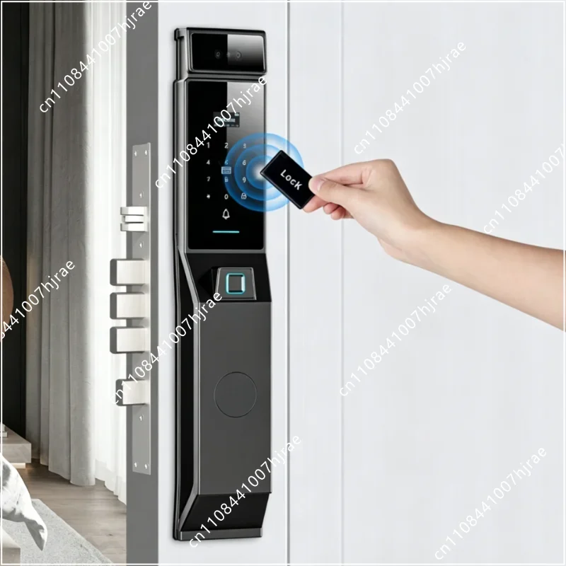 IP66 Waterproof Palm & Facial Recognition Smart Door Lock Secure Digital Lock With Israeli 6068 Mortise Lock Body For Home Entry - view 3
