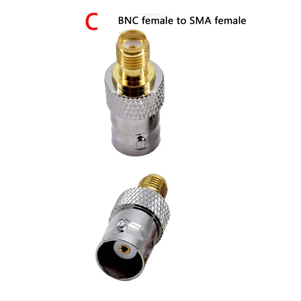 1 Stück SMA-Stecker auf BNC-Stecker Adapter für BNC SMA HF-Koaxialkabel, WLAN, Amateurfunk, WLAN-Geräte oder Handfunkgeräte – Detail 5