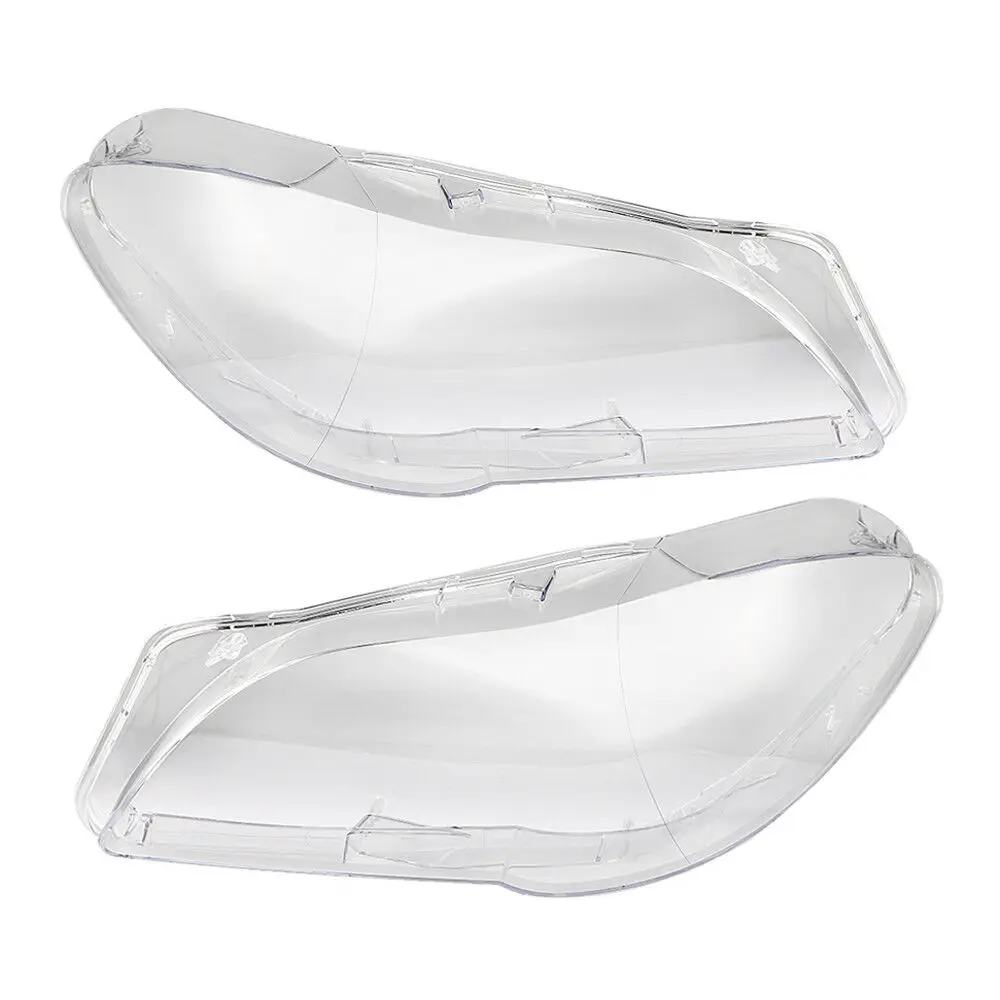 Left+Right for BMW F10 F18 5 Series 528 535 550 2010-2016 Car Headlight Lens Cover Head Light Lampshade Auto Light Shell