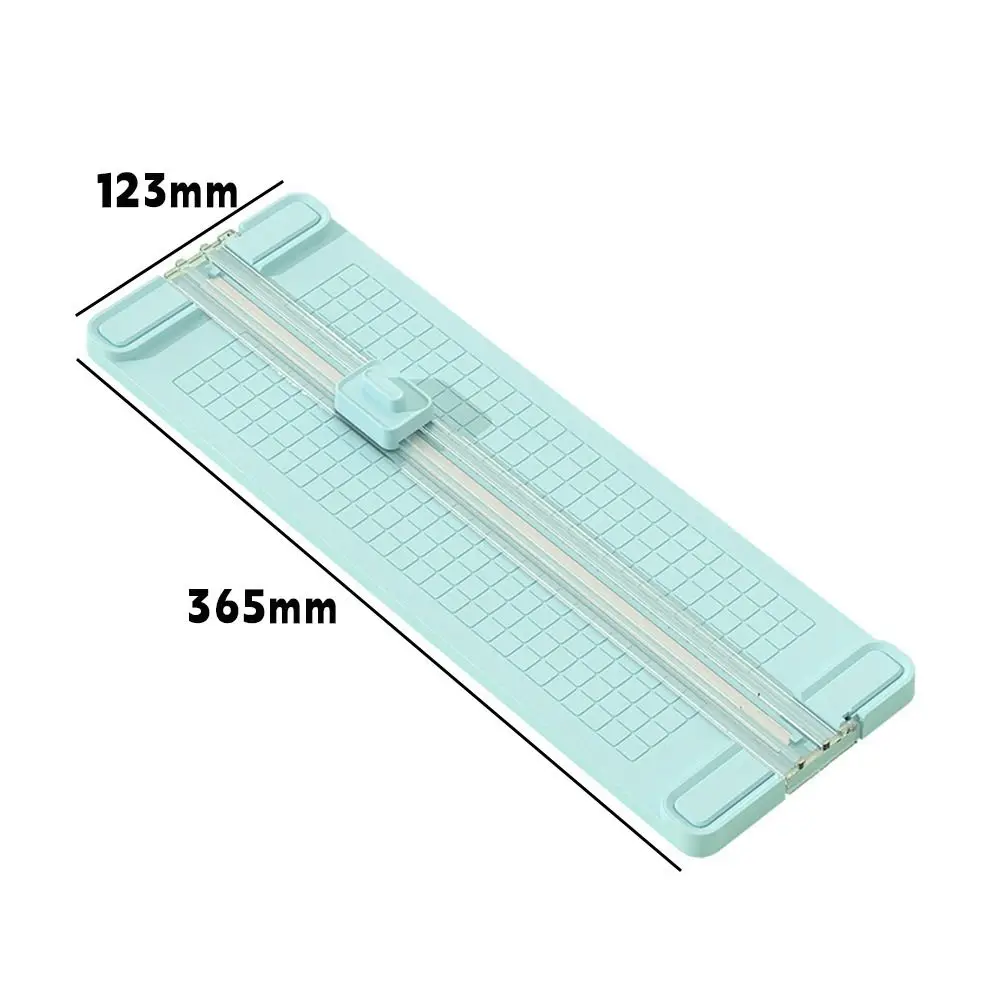 Taglierina per carta 4 in 1 bidirezionale con righello estraibile Tagliatrice per carta Utensile da taglio per carta portatile A4
