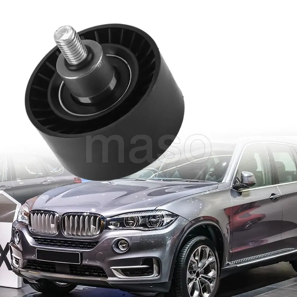 

Drive Belt Idler Pulley For BMW X6 X5 X4 X3 135i 335i 435i 535i 640i 740i M2 M3 M4 3.0 L 11288604267 11287589361 11288673720