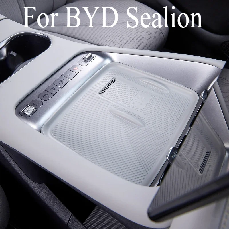 

For BYD Sealion 06dmi/Ev Wireless Charging Panel Silicone Pad Dustproof Water Non-slip Interior Supplies Interior Accessories