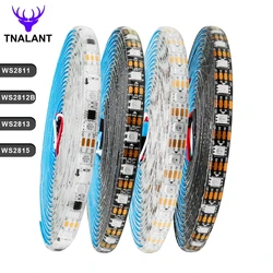 5050RGBIC 스마트 LED 스트립 조명, 개별 주소 지정 가능 IC 30, 60, 144 픽셀, LED/m 조명, DC5V, 12V, WS2811, WS2812B, WS2813, WS2815